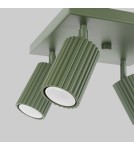 Adjustable ceiling lamps - spots - Sollux Plafon KARBON 4 olive green SL.1621 - product 4