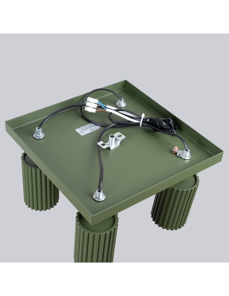 Adjustable ceiling lamps - spots - Sollux Plafon KARBON 4 olive green SL.1621 - product kolory-swiatla.pl 6