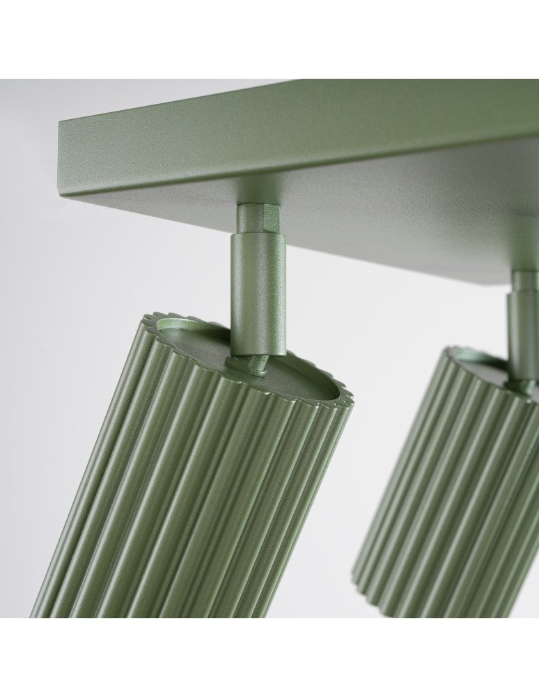 Adjustable ceiling lamps - spots - Sollux Plafon KARBON 4 olive green SL.1621 - product kolory-swiatla.pl 8