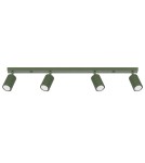 Adjustable ceiling lamps - spots - Sollux Plafon KARBON 4L olive green SL.1622 - product 1