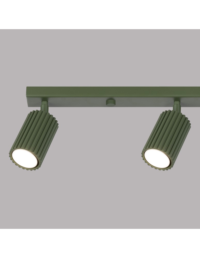 Adjustable ceiling lamps - spots - Sollux Plafon KARBON 4L olive green SL.1622 - product kolory-swiatla.pl 6