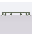 Adjustable ceiling lamps - spots - Sollux Plafon KARBON 6L olive green SL.1623 - product 2