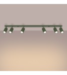Adjustable ceiling lamps - spots - Sollux Plafon KARBON 6L olive green SL.1623 - product 3