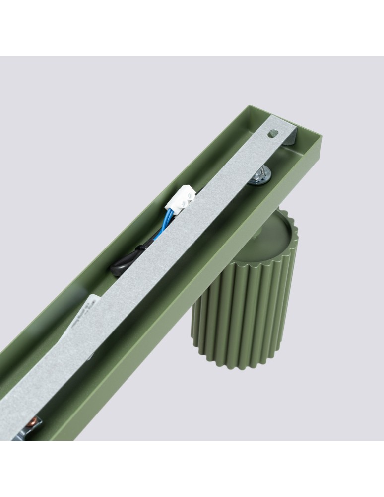 Adjustable ceiling lamps - spots - Sollux Plafon KARBON 6L olive green SL.1623 - product kolory-swiatla.pl 4