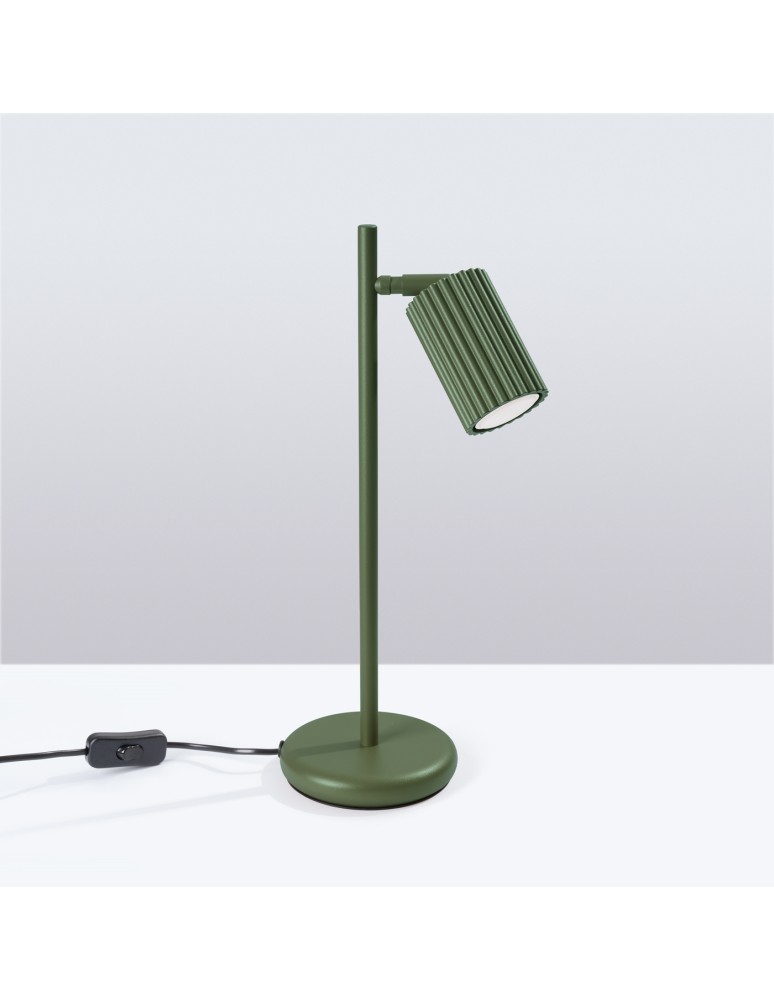 Sollux KARBON desk lamp olive green SL.1624