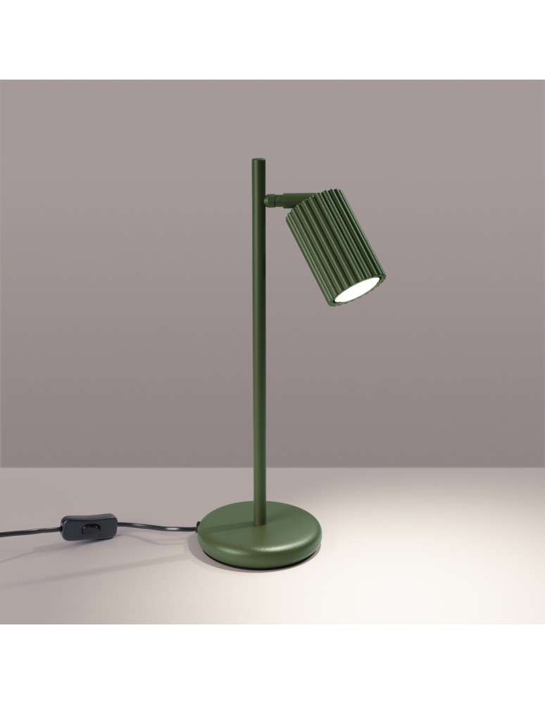 Sollux Lampa biurkowa KARBON zielona oliwka SL.1624