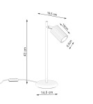 Desk lamps - Sollux KARBON desk lamp olive green SL.1624 - product 9