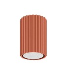 Ceiling downlights - tubes - Sollux Plafond KARBON 10 ochre red SL.1625 - product 1
