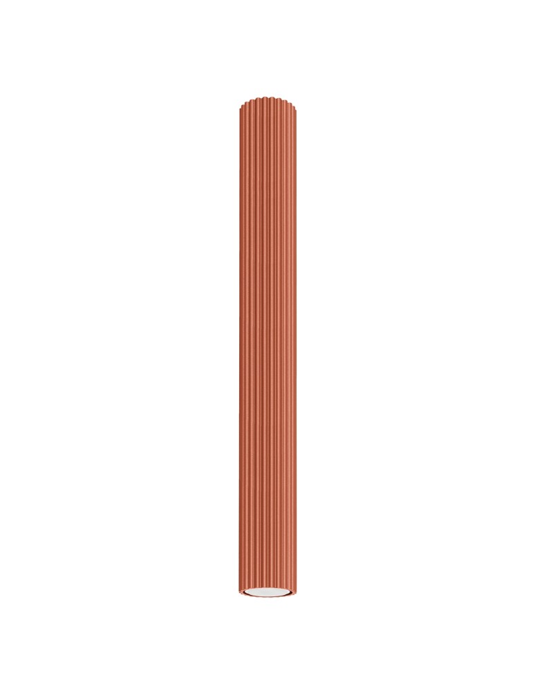 Ceiling downlights - tubes - Sollux Plafon KARBON 60 ochre red SL.1629 - product kolory-swiatla.pl 1