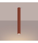 Ceiling downlights - tubes - Sollux Plafon KARBON 60 ochre red SL.1629 - product 3