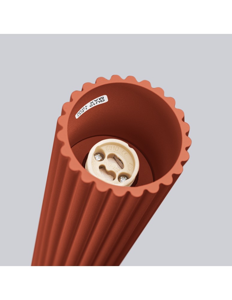 Ceiling downlights - tubes - Sollux Plafon KARBON 60 ochre red SL.1629 - product kolory-swiatla.pl 7