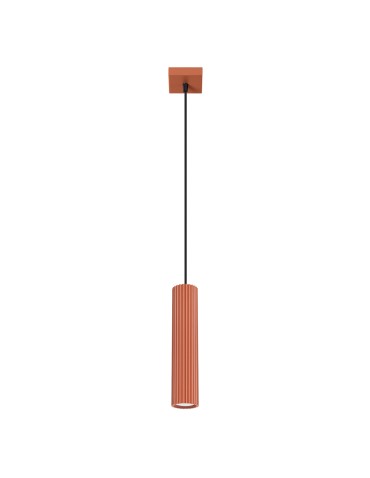Sollux KARBON 1 ochre red pendant lamp SL.1630
