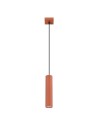 Sollux KARBON 1 ochre red pendant lamp SL.1630