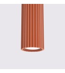 Pendant tube lamps - Sollux KARBON 1 ochre red pendant lamp SL.1630 - product 4