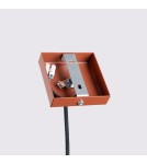 Pendant tube lamps - Sollux KARBON 1 ochre red pendant lamp SL.1630 - product 8