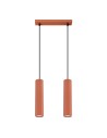 Sollux KARBON 2 ochre red pendant lamp SL.1631