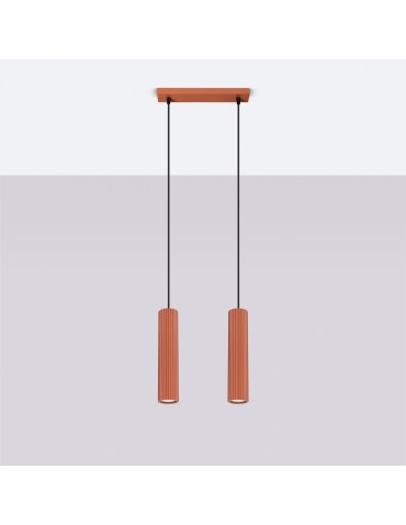 Sollux KARBON 2 ochre red pendant lamp SL.1631 - product 2