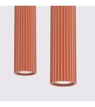 Pendant tube lamps - Sollux KARBON 2 ochre red pendant lamp SL.1631 - product 4