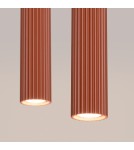 Pendant tube lamps - Sollux KARBON 2 ochre red pendant lamp SL.1631 - product 5