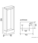 Standing garden lamps - SU-MA FORM 50cm Standing YB19503 Variable Color 3000K/4000K/6000K. - product 5