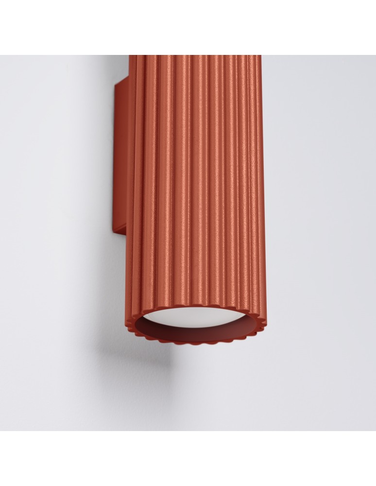 Tube wall lamps - Sollux Wall lamp KARBON 30 ochre red SL.1634 - product kolory-swiatla.pl 4