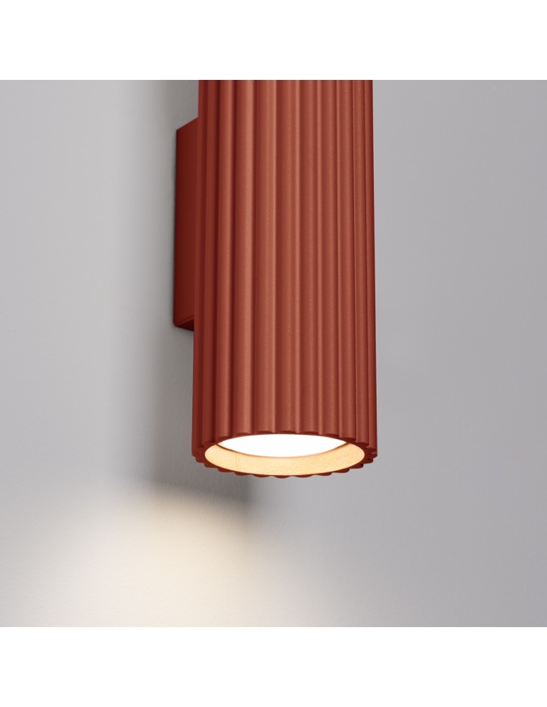 Tube wall lamps - Sollux Wall lamp KARBON 30 ochre red SL.1634 - product kolory-swiatla.pl 5