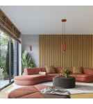 Tube wall lamps - Sollux Wall lamp KARBON 30 ochre red SL.1634 - product 9