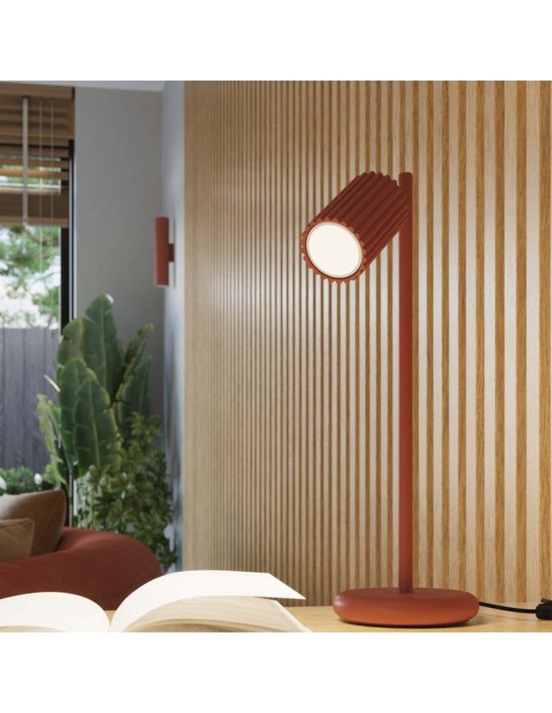 Tube wall lamps - Sollux Wall lamp KARBON 30 ochre red SL.1634 - product kolory-swiatla.pl 11