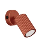 Adjustable wall lamps - Sollux Wall lamp KARBON ochre red with switch SL.1636 - product 1