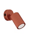 Sollux Wall lamp KARBON ochre red with switch SL.1636