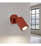 Adjustable wall lamps - Sollux Wall lamp KARBON ochre red with switch SL.1636 - product 3