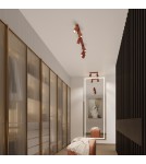 Adjustable wall lamps - Sollux Wall lamp KARBON ochre red with switch SL.1636 - product 11