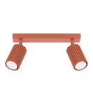 Adjustable ceiling lamps - spots - Sollux Plafond KARBON 2 ochre red SL.1637 - product 1