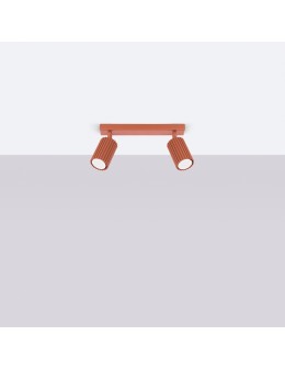 Sollux Plafon KARBON 2 ochra czerwona SL.1637 - produkt 2