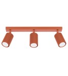 Adjustable ceiling lamps - spots - Sollux Plafon KARBON 3L ochre red SL.1638 - product 1