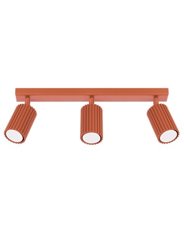 Sollux Plafon KARBON 3L ochre red SL.1638