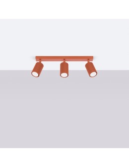 Sollux Plafon KARBON 3L ochra czerwona SL.1638 - produkt 2