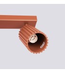 Adjustable ceiling lamps - spots - Sollux Plafon KARBON 3L ochre red SL.1638 - product 5