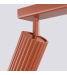 Adjustable ceiling lamps - spots - Sollux Plafon KARBON 3L ochre red SL.1638 - product 8