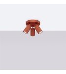 Adjustable ceiling lamps - spots - Sollux Plafond KARBON 3P ochre red SL.1639 - product 2