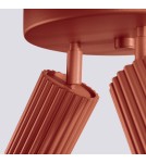Adjustable ceiling lamps - spots - Sollux Plafond KARBON 3P ochre red SL.1639 - product 7