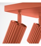 Adjustable ceiling lamps - spots - Sollux Plafond KARBON 4 ochre red SL.1640 - product 7