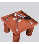 Adjustable ceiling lamps - spots - Sollux Plafond KARBON 4 ochre red SL.1640 - product 8