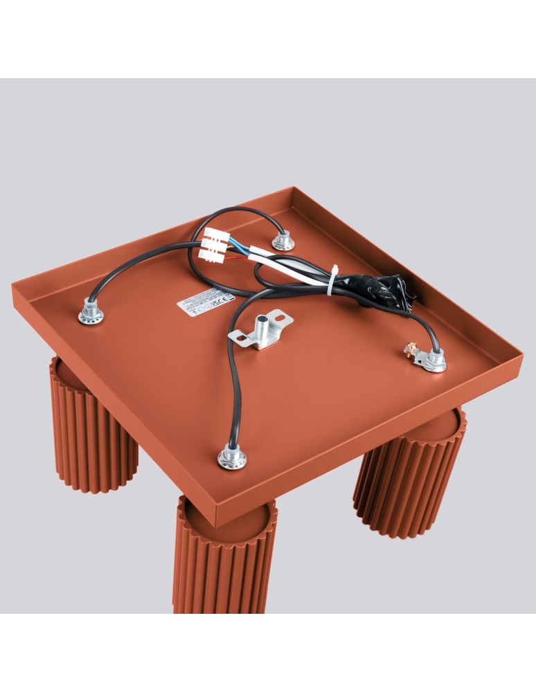 Adjustable ceiling lamps - spots - Sollux Plafond KARBON 4 ochre red SL.1640 - product kolory-swiatla.pl 8