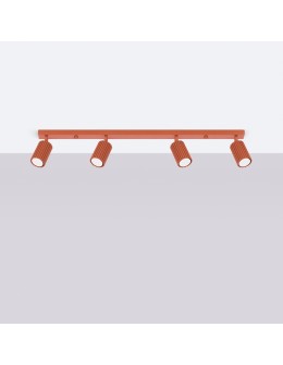 Sollux Plafon KARBON 4L ochra czerwona SL.1641 - produkt 2