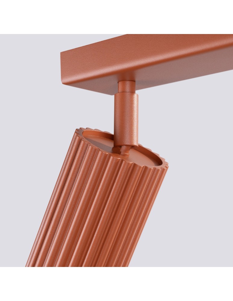 Adjustable ceiling lamps - spots - Sollux Plafon KARBON 4L ochre red SL.1641 - product kolory-swiatla.pl 8