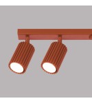 Adjustable ceiling lamps - spots - Sollux Plafon KARBON 6L ochre red SL.1642 - product 6