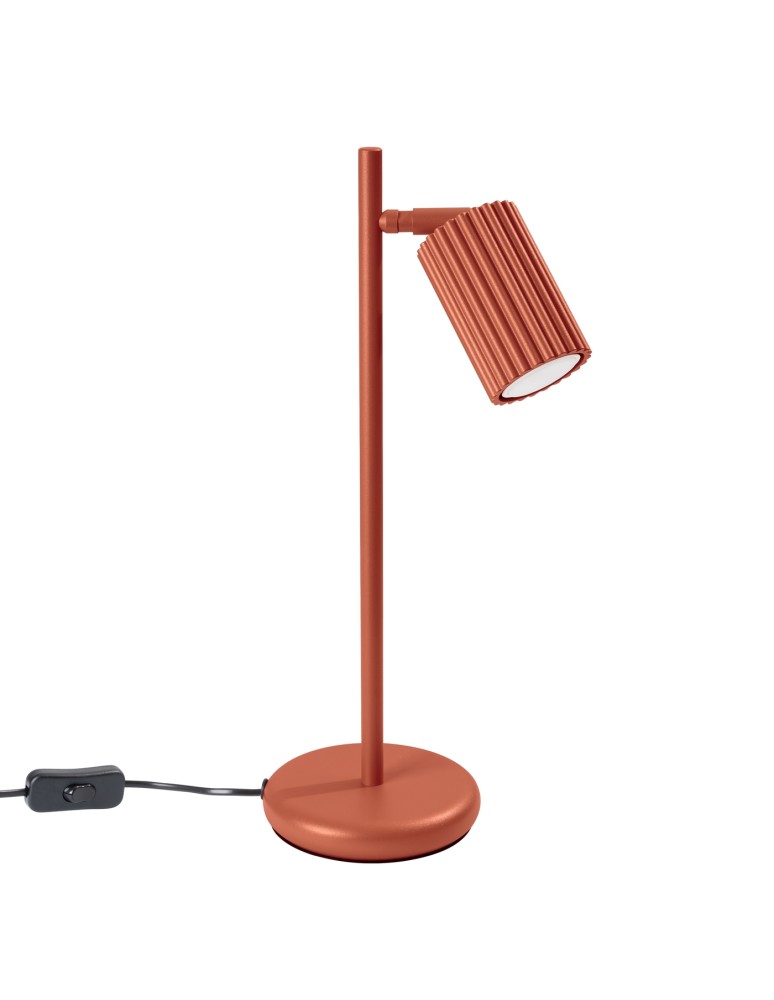 Desk lamps - Sollux Desk lamp KARBON ochre red SL.1643 - product kolory-swiatla.pl 1