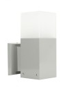 SU-MA CUBE 1x20W E27 230V Silver CB-K AL Wall lamp