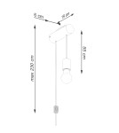 Wall lamps - Sollux NIMBI E27 wall lamp with switch SL.1644 - product 10
